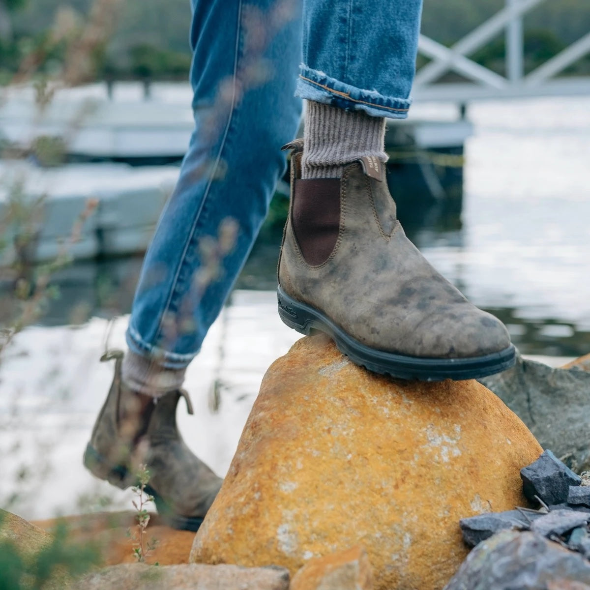 Blundstone 585 Chelsea Boot Rustic Brown – Green Mountain Adventures