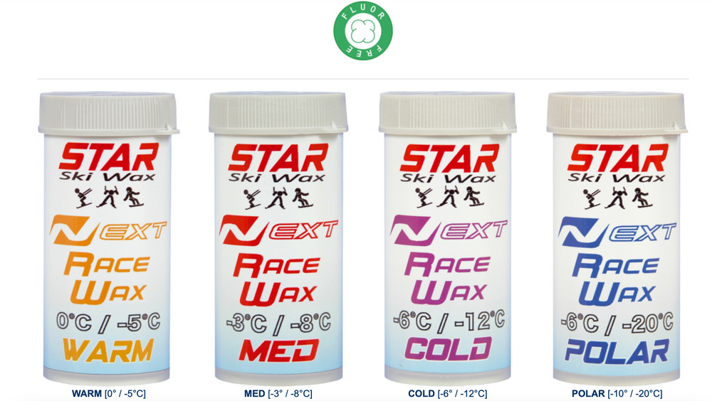 Star Next Fluoro Free Powder Glide Wax 28g